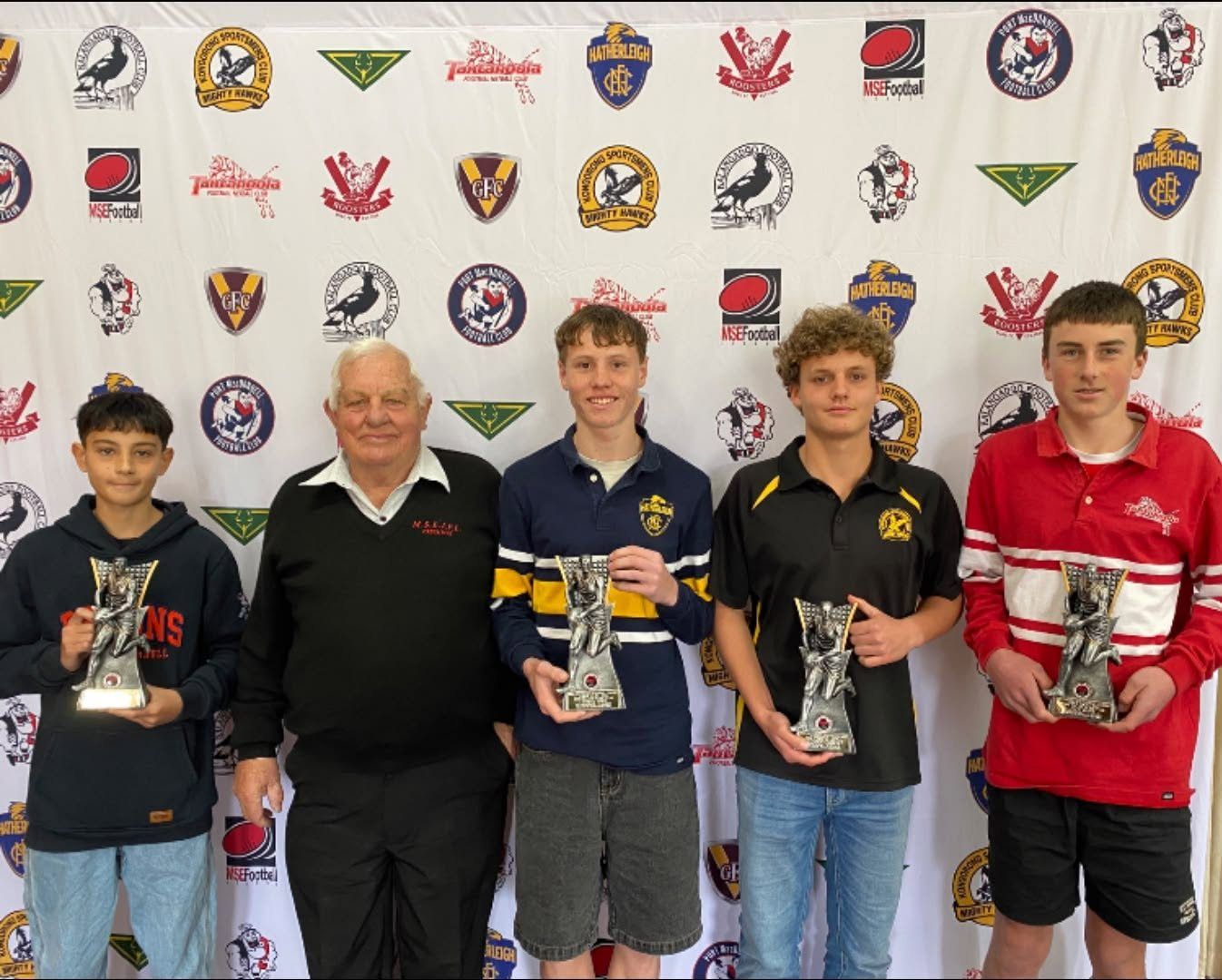 2026 MSEFL Junior Colts Player of the Year Award recipients, including Thomas Lowe (Hatherleigh)
