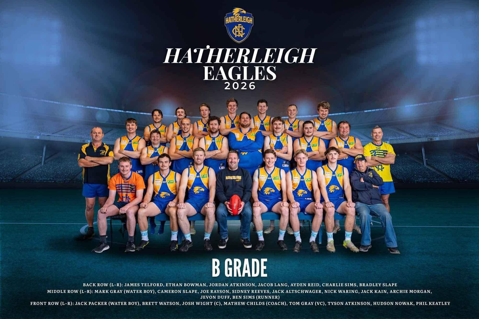 2026 B Grade football team photo