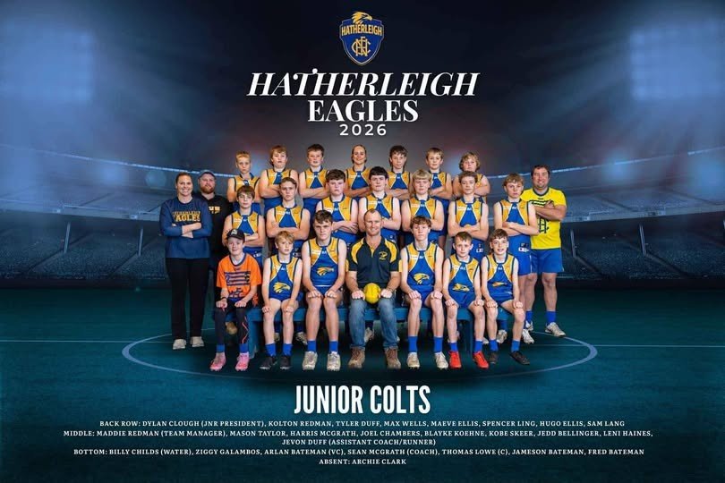 Junior Colts team photo